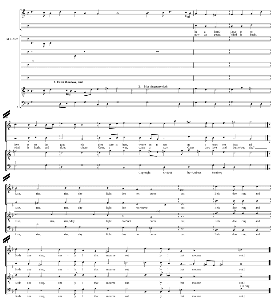 Доброе утро придворного его госпоже (The courtiers good morrow to his mistris)
