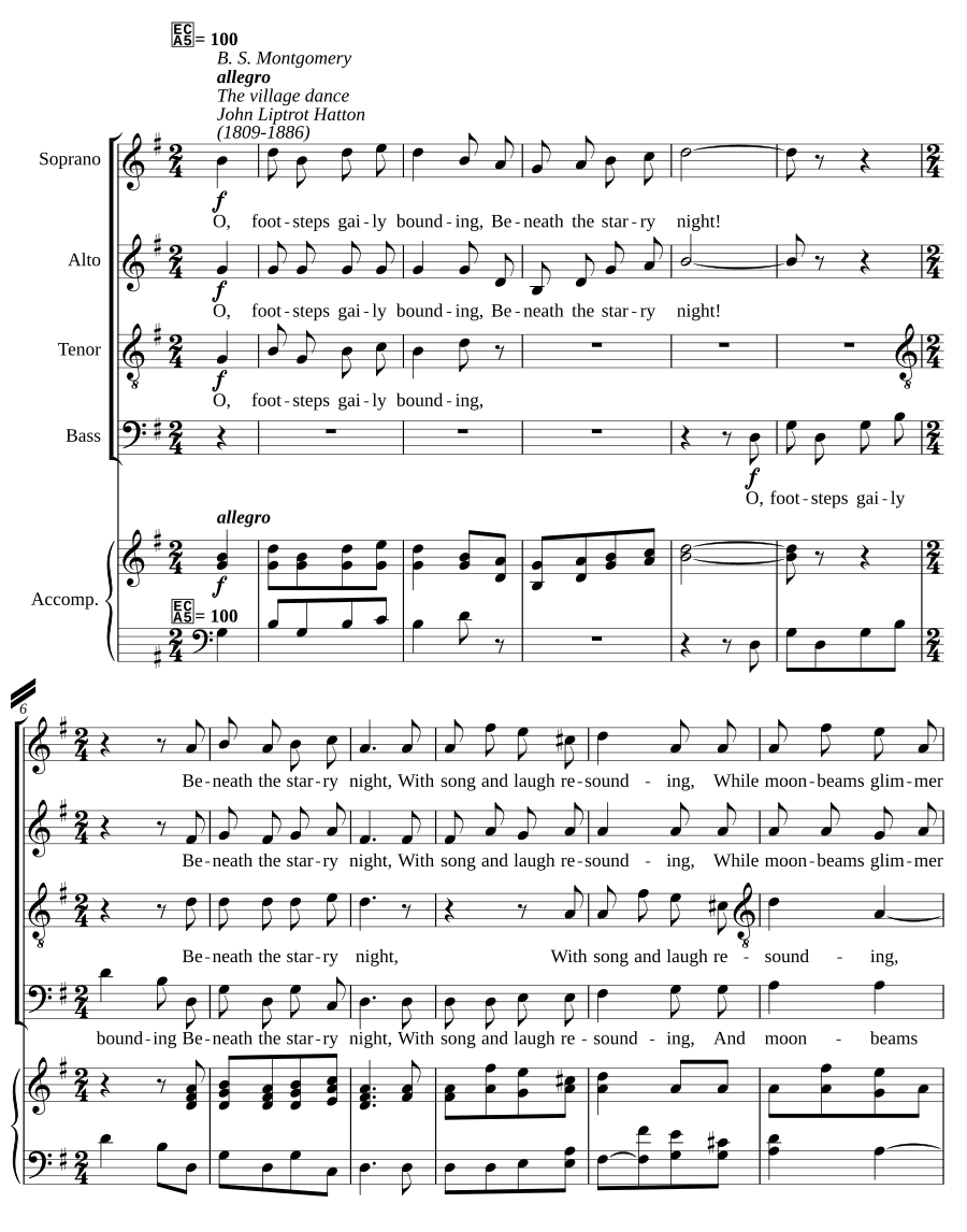 Деревенский танец (The village dance)