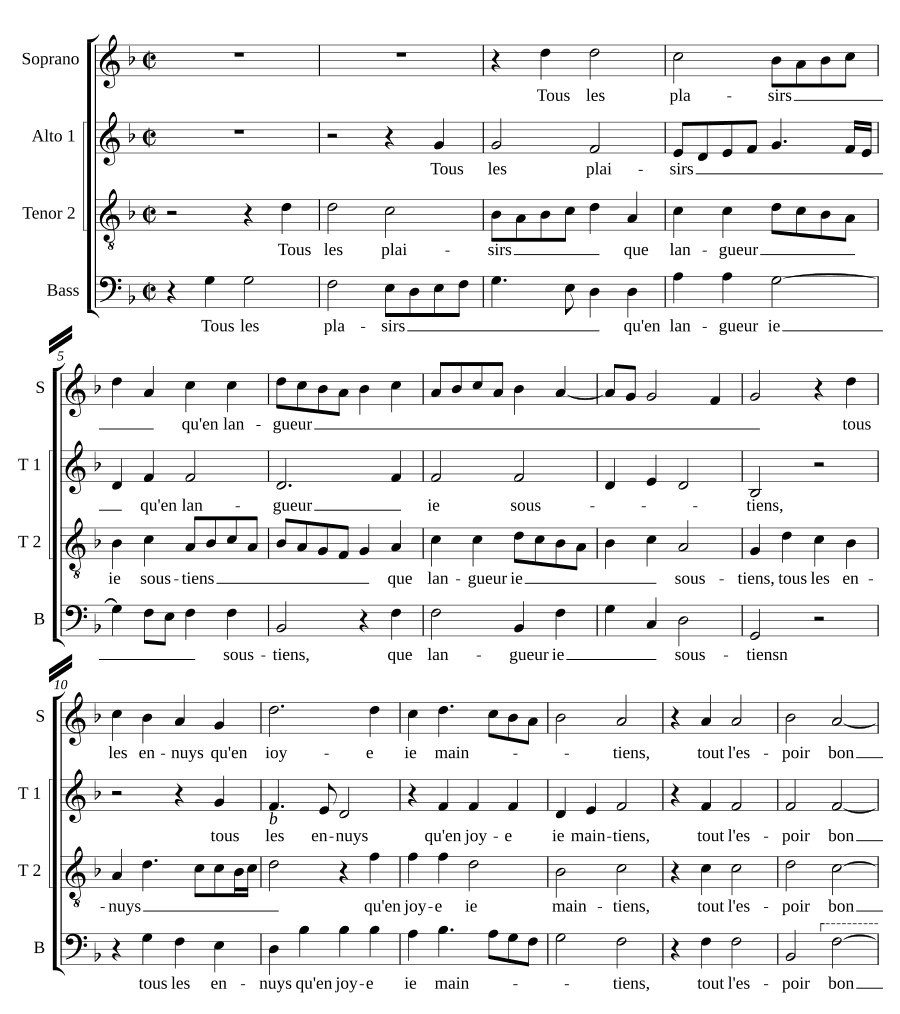 Все удовольствия (Tous les plaisirs)
