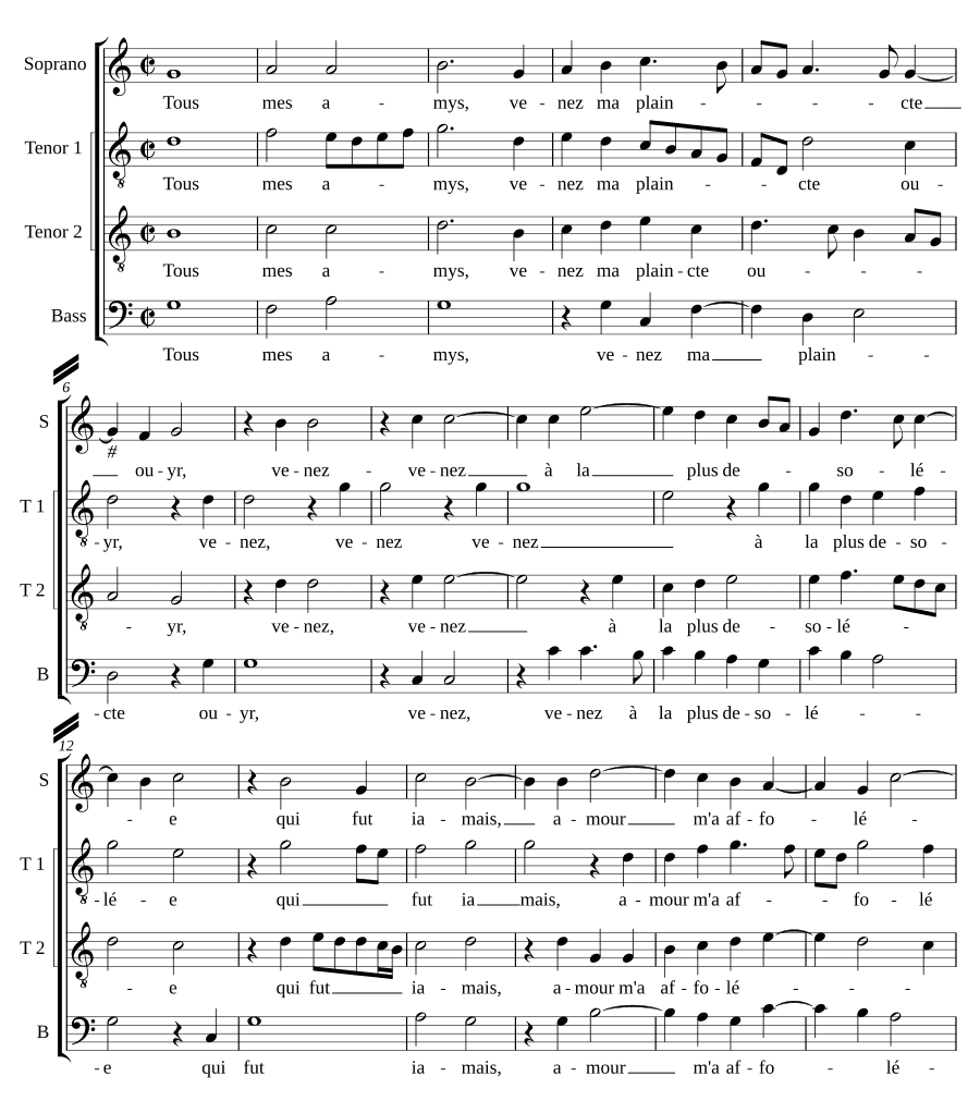 Все мои друзья (Tous mes amys)