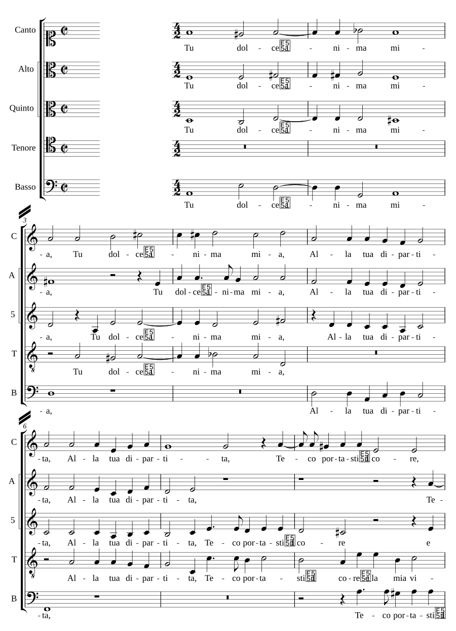 Ты, душа моя сладкая (Tu dolce anima mia)