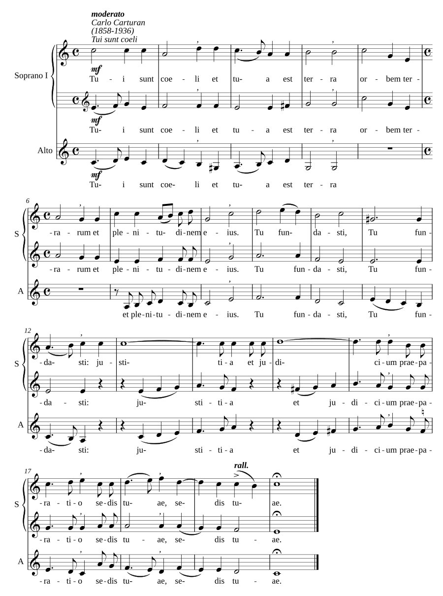 Твои небеса (Tui sunt coeli)