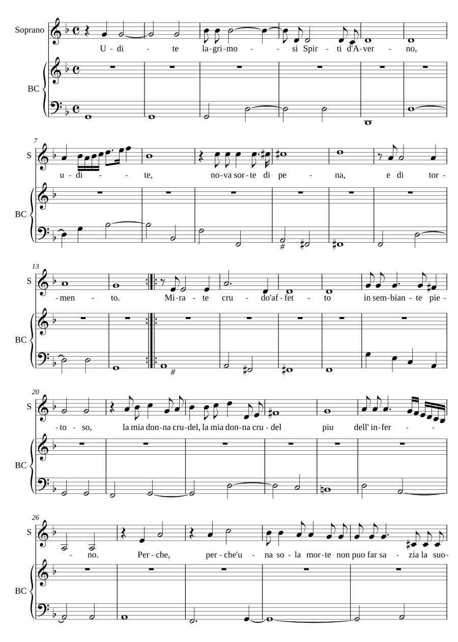 Слушайте плачущие (Udite lagrimosi)