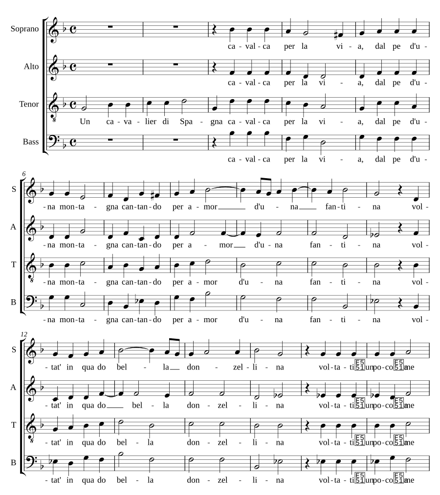 Испанский рыцарь (Un cavalier di Spagna)