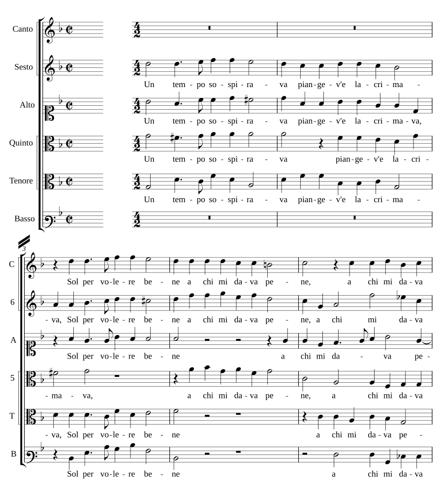 Однажды вздыхал (Un tempo sospirava)