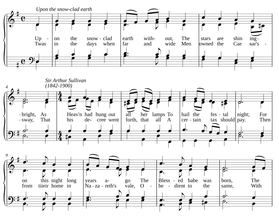 На заснеженной земле (Upon the Snowclad Earth)