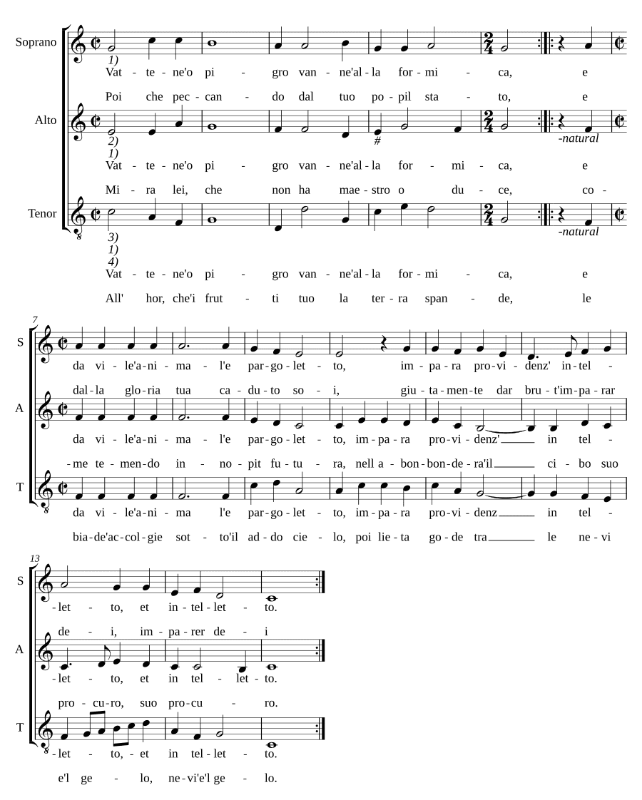 Уходи, ленивый (Vattene o pigro)