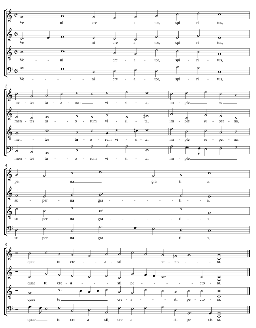 Приди, Творец Духа (Veni creator Spiritus)