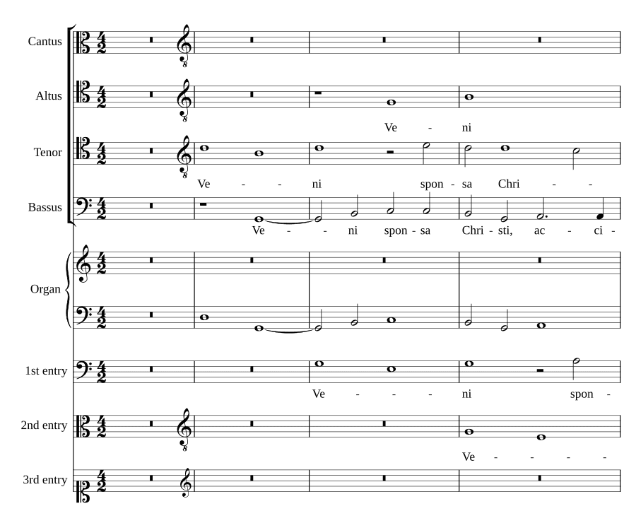 Приди, невеста Христа (Veni sponsa Christi)