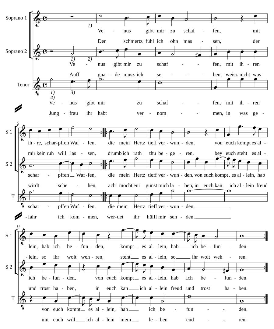 Венера доставляет мне страдания (Venus gibt mir zu schaffen)
