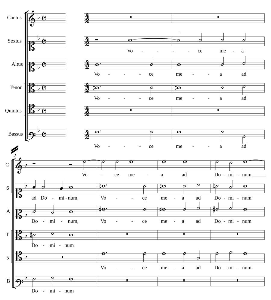 Голос мой к Господу взывал (Voce mea ad Dominum clamavi)
