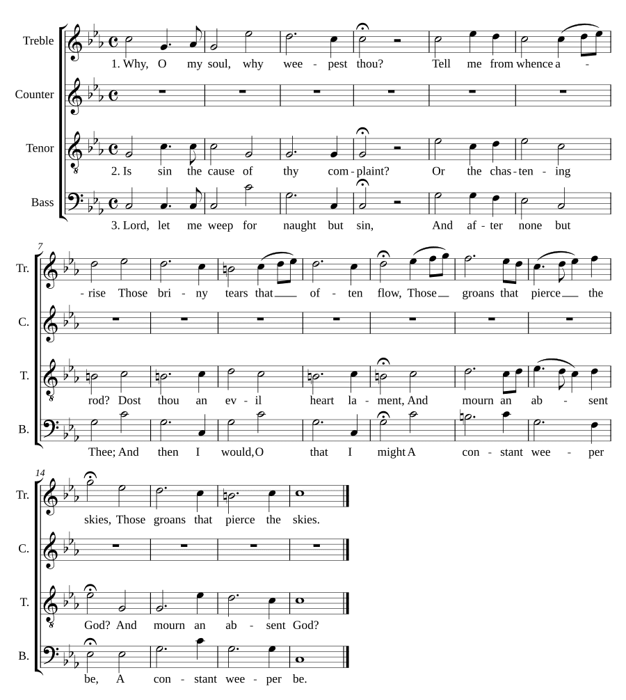 Почему ты плачешь? (Why weepest thou?)
