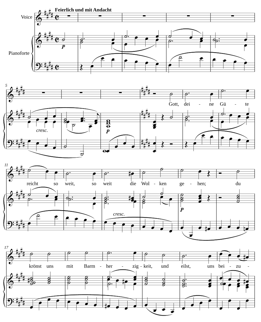 Молитва (Bitten). 6 песен, соч. 48