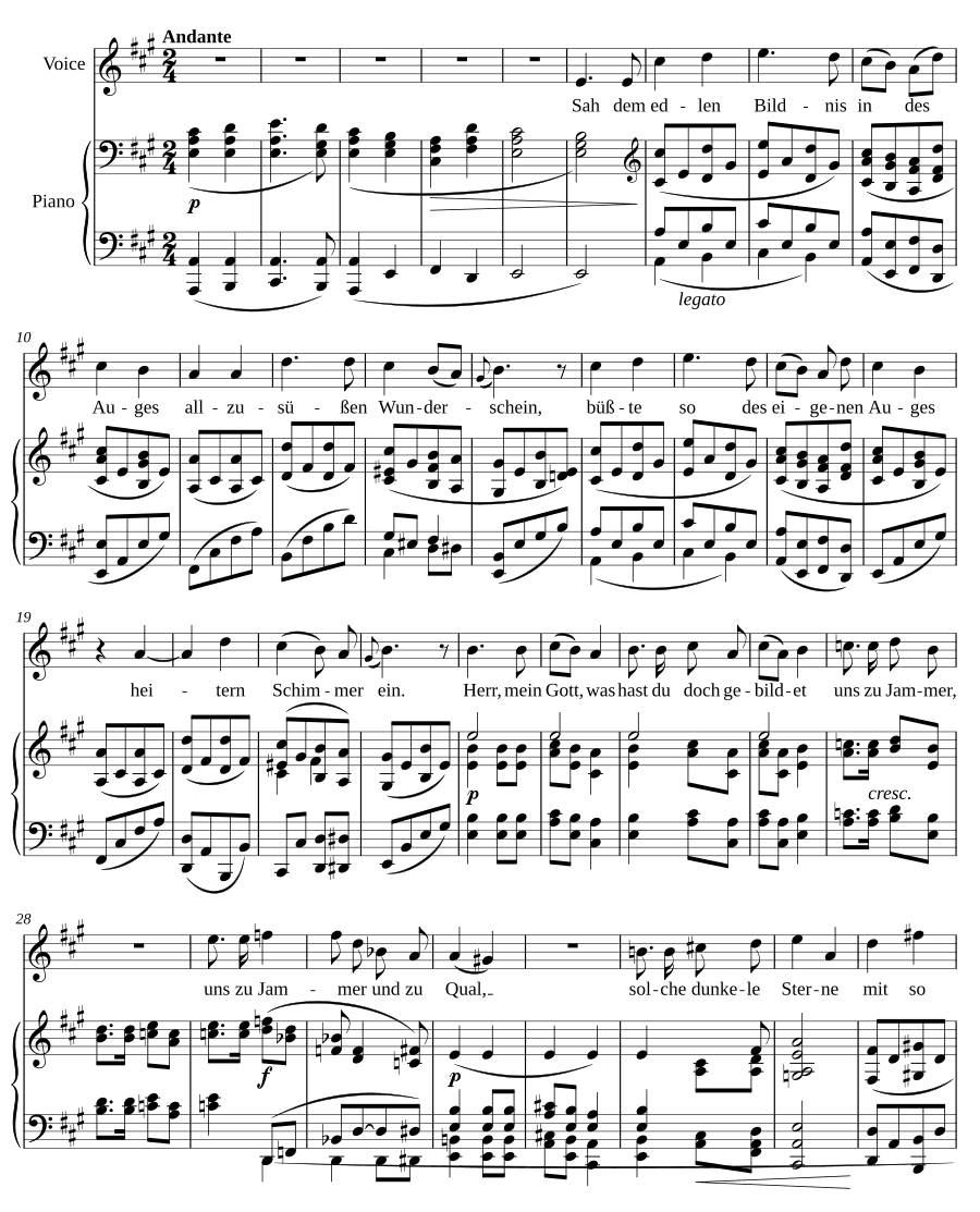 По-венгерски (Magyarisch). 4 песни, соч. 46