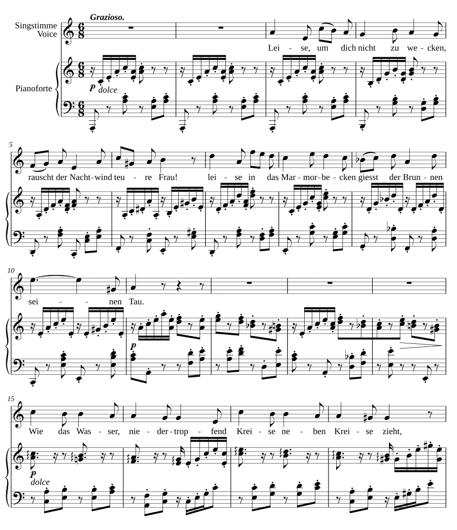 Серенада (Serenade). 8 песен и напевов, соч. 58