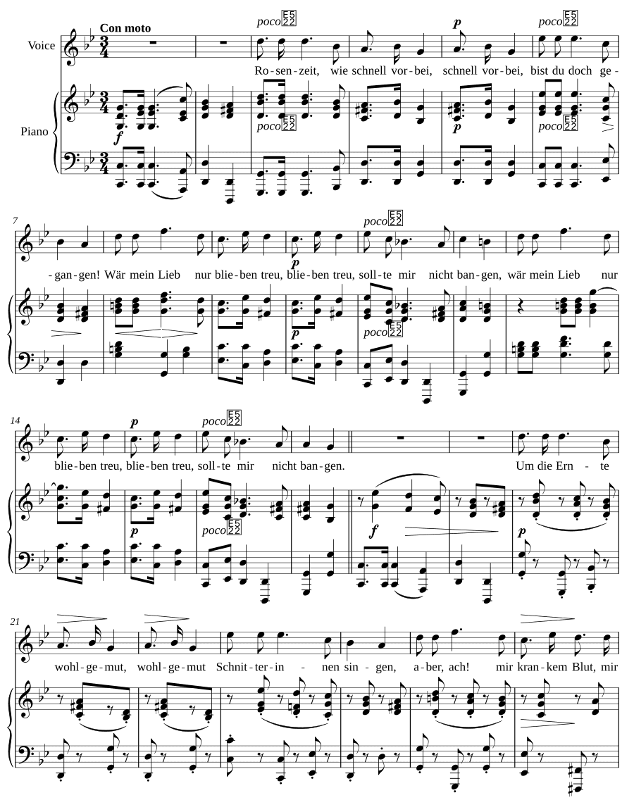 Агнес (Agnes). 8 песен и напевов, соч. 59