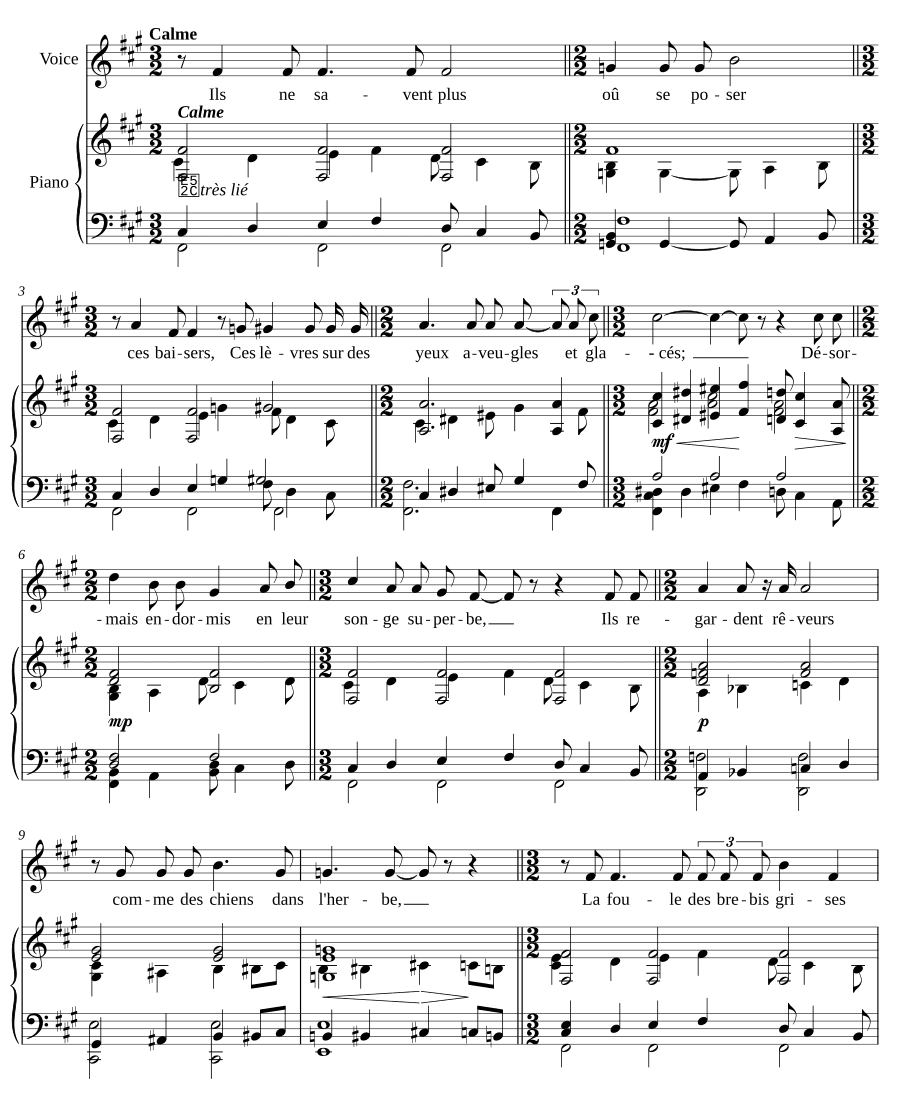 Истома (Lassitude). Оранжереи, соч. 24