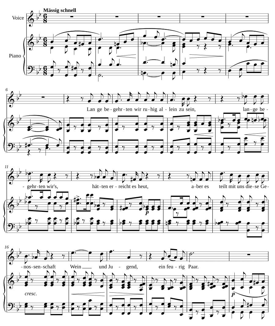 Ода (Ode). 6 песен, соч. 5