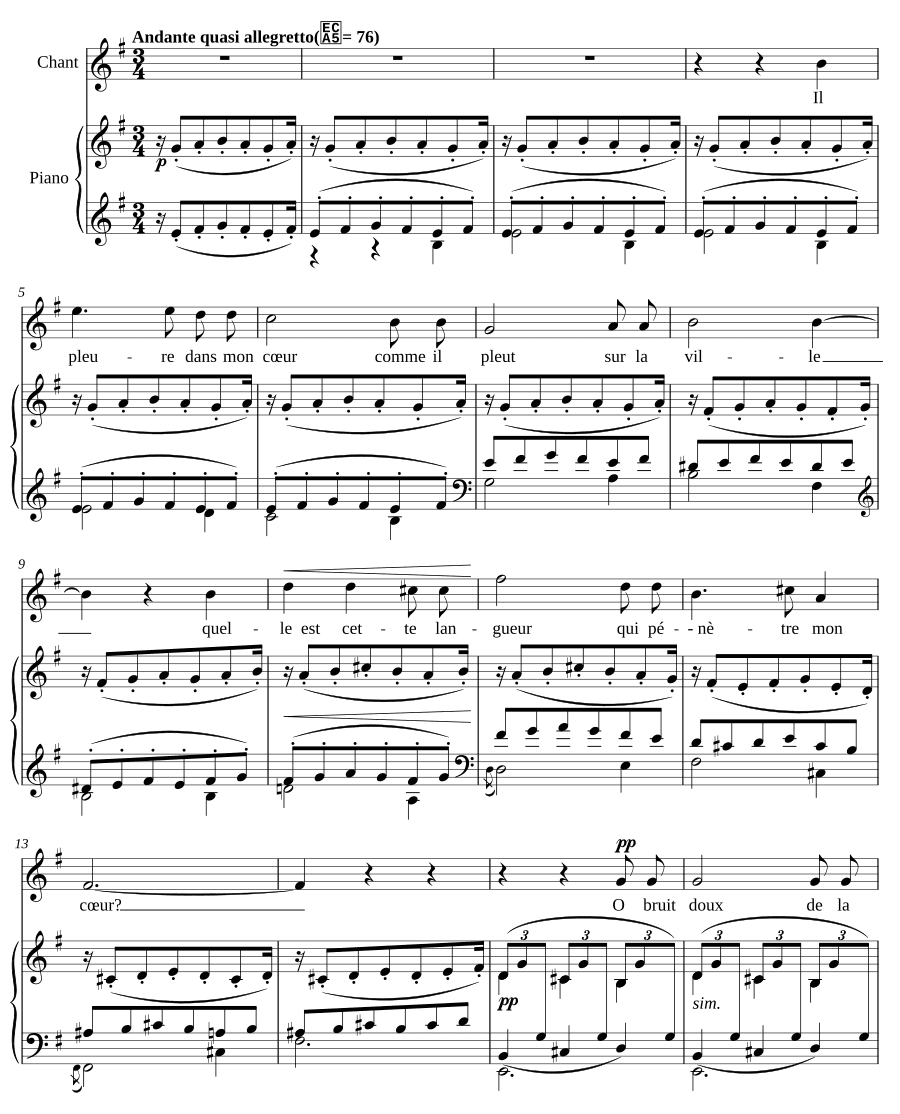 Сплин (Spleen). 4 песни, соч. 51
