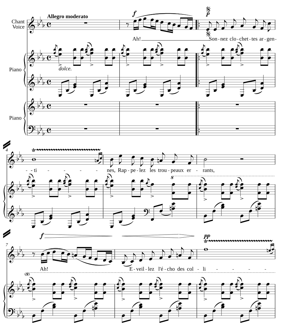 Колокольчики (Les clochettes). 6 новых мелодий