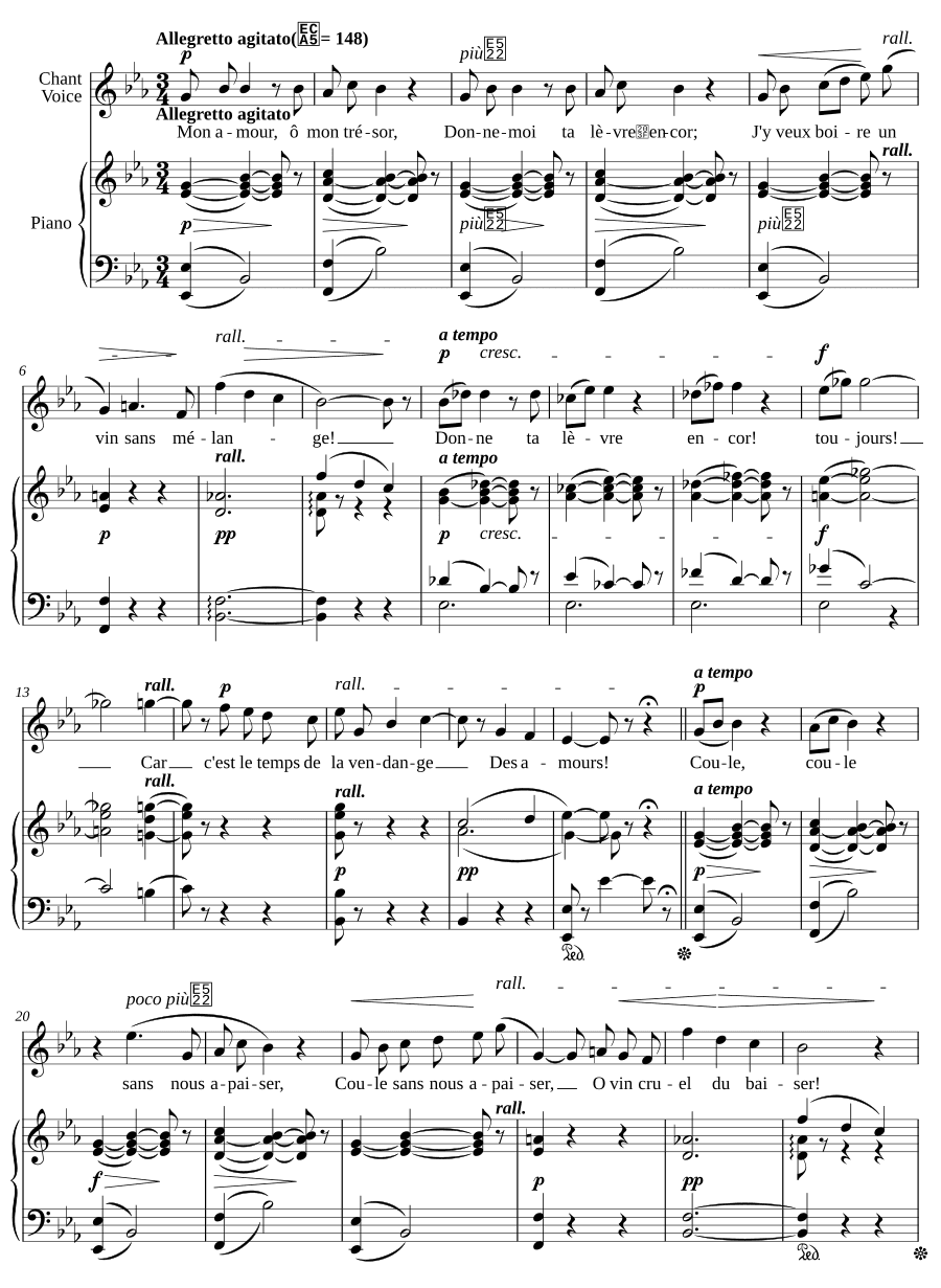 Осенняя серенада (Sérénade d’automne). Серенады