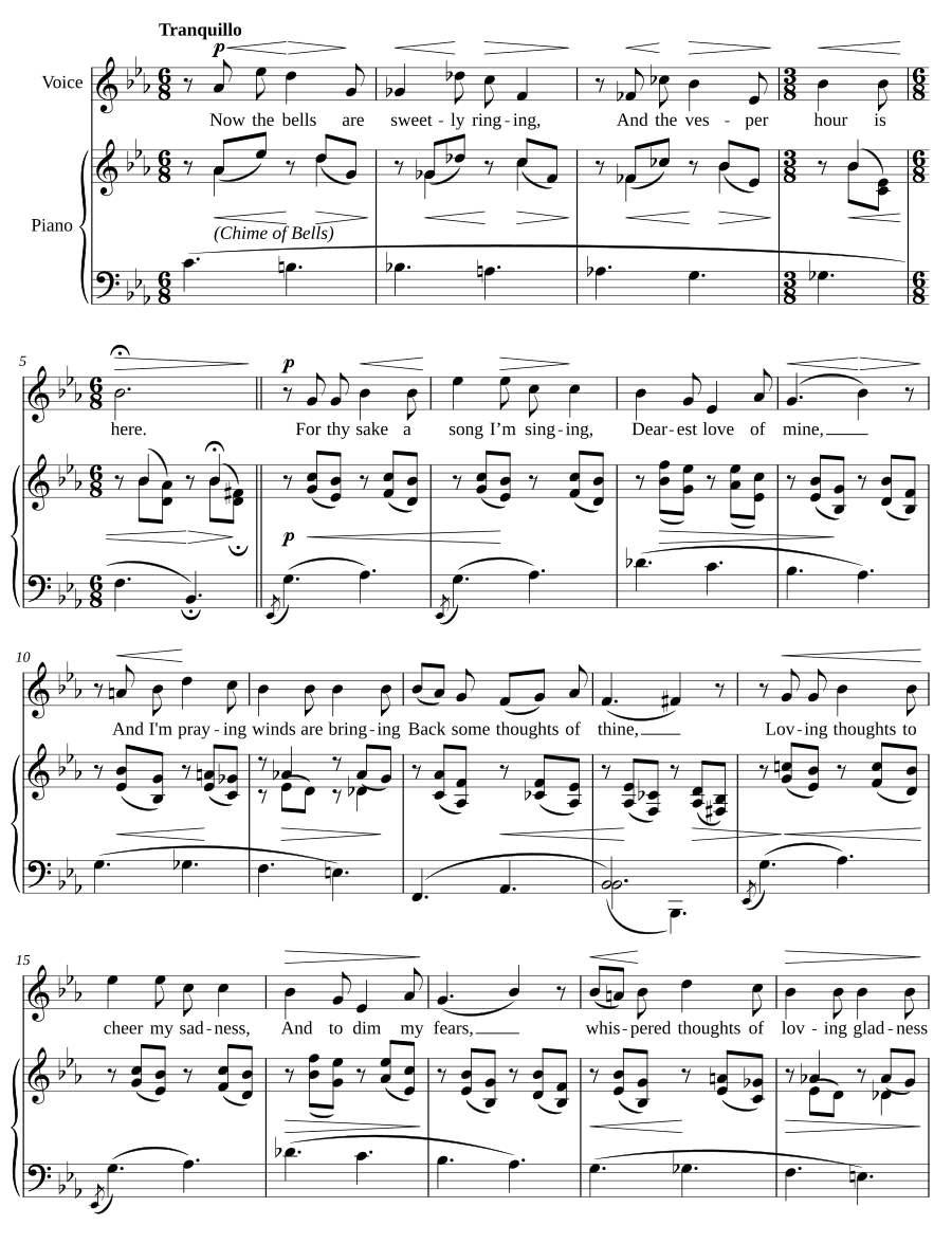 Ангелус (The Angelus). 3 песни, безыскусные, как шиповник