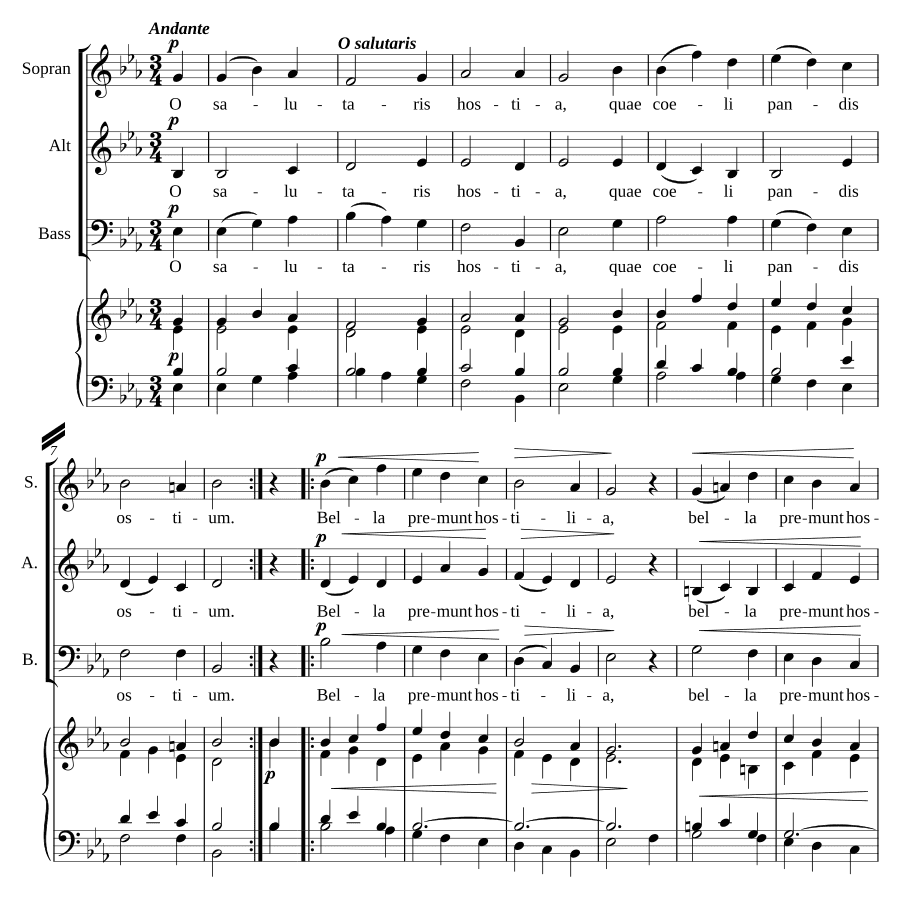 3 трехголосные мотета (3 3-st. Motetten)