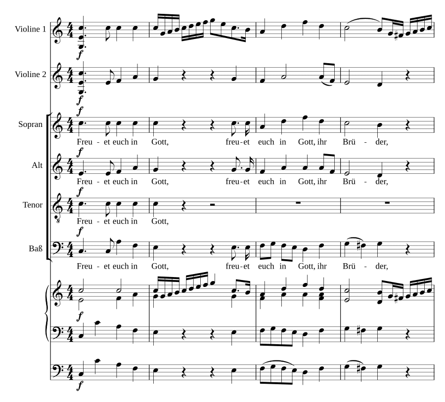 6 немецких проповеднических песен (6 Deutsche Predigtlieder)