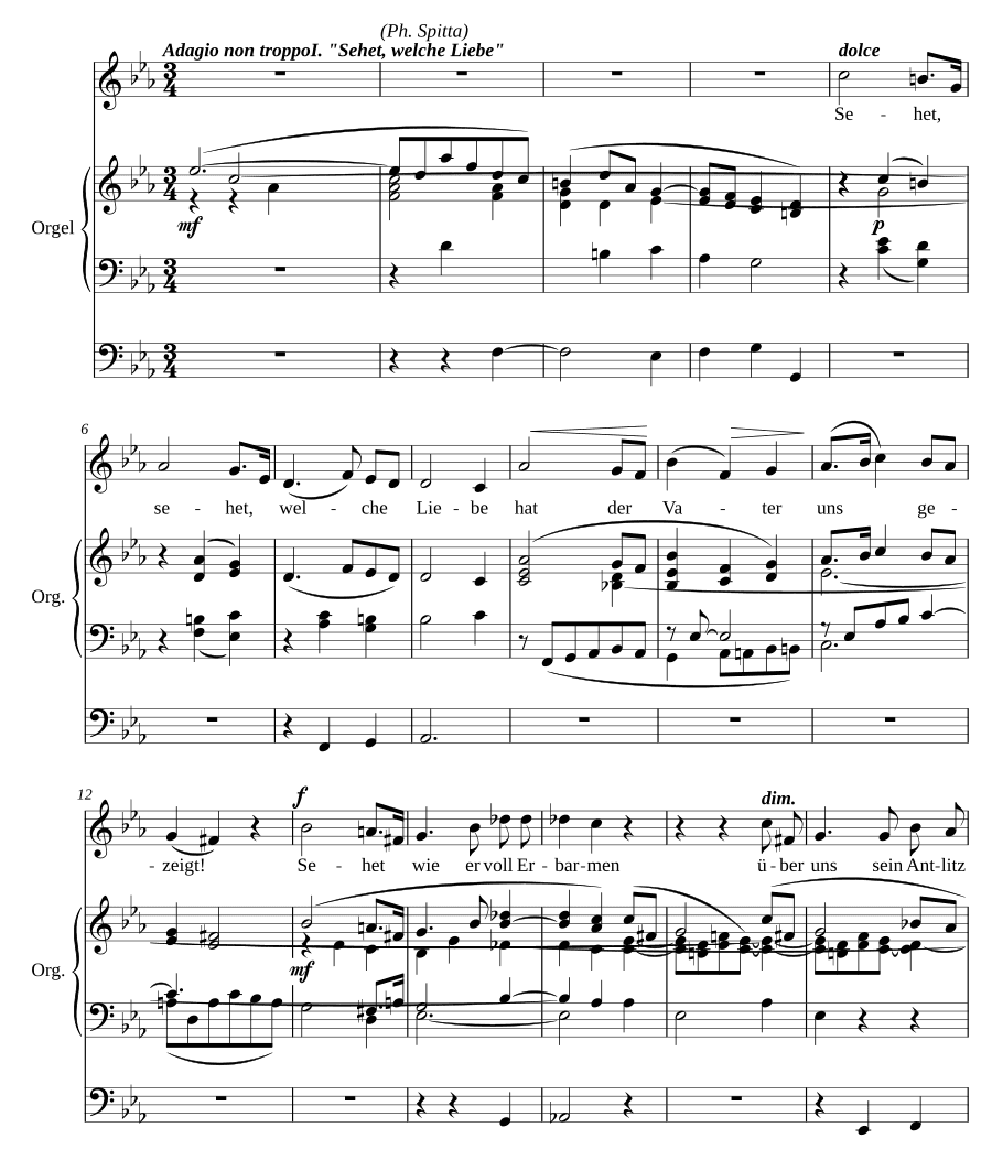 6 религиозных песен, соч. 157 (6 Religiöse Gesänge, Op. 157)