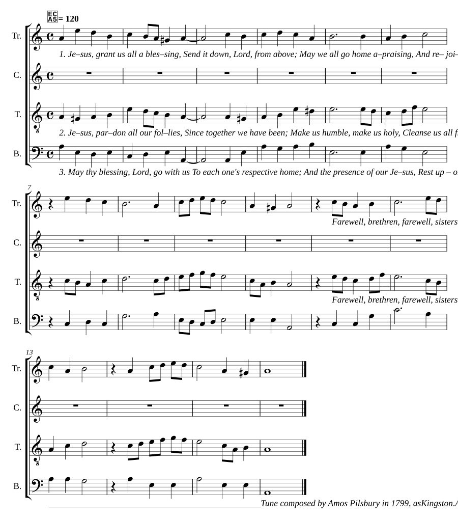 Прощальное благословение (A Parting Blessing)