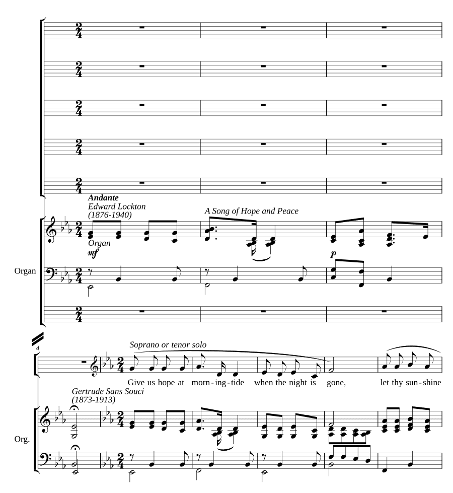 Песня надежды и мира (A Song of Hope and Peace)