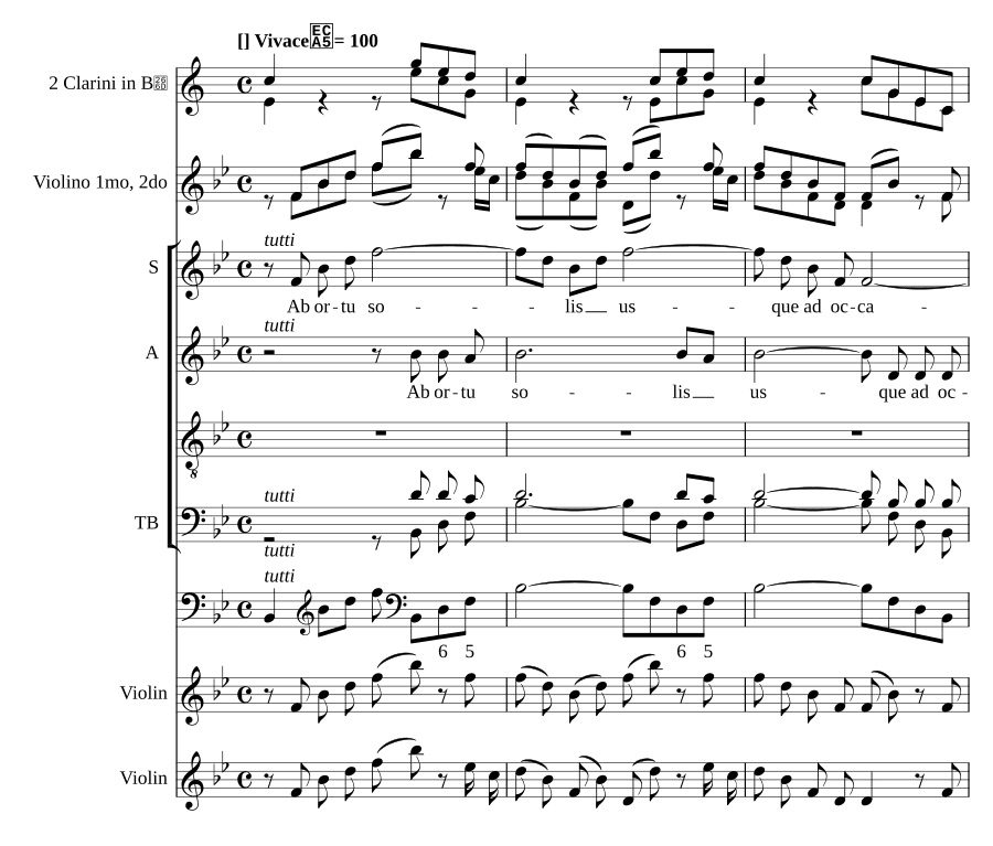 От восхода солнца (Ab ortu solis, MH 356)