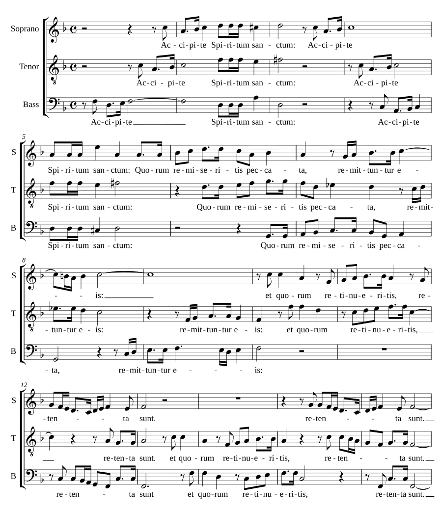 Примите Святого Духа (Accipite Spiritum sanctum)