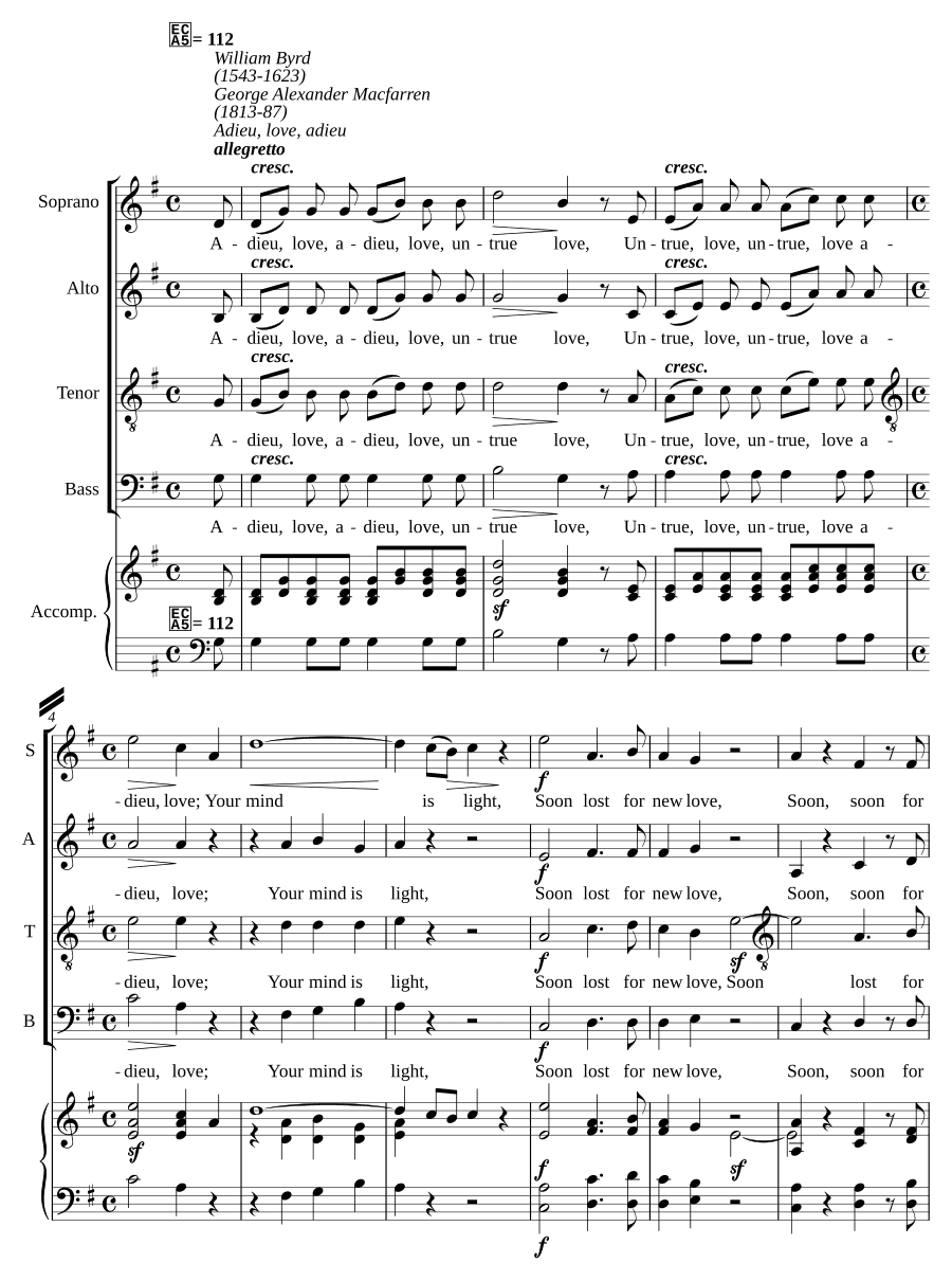 Прощай, любовь, прощай (Adieu, love, adieu)