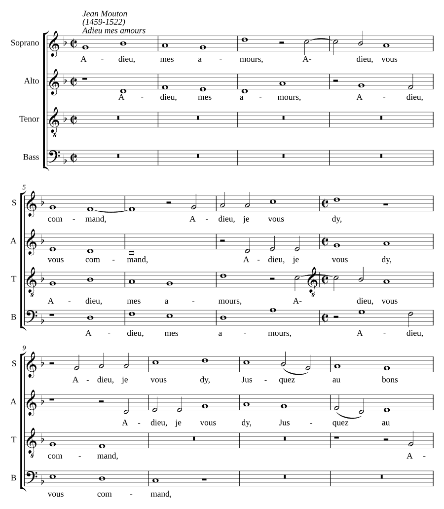 Прощай, моя любовь (Adieu, mes amours)