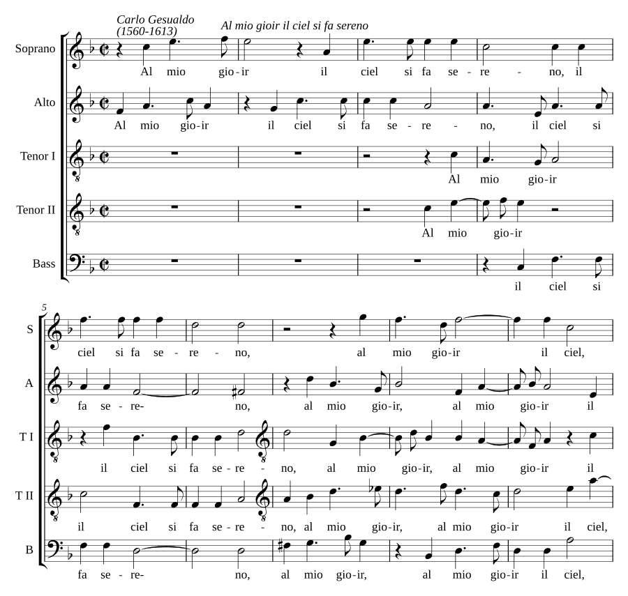 К моей радости небо становится ясным (Al mio gioir il ciel si fa sereno)
