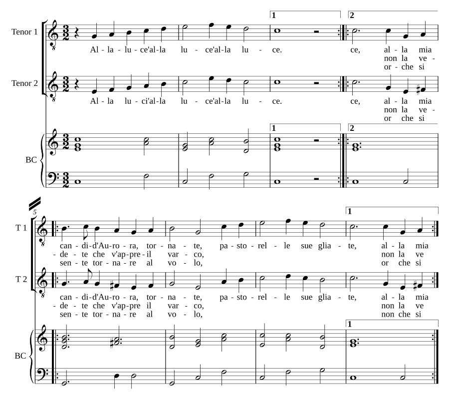 При свете (Alla luce)