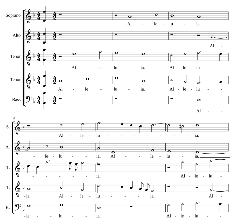 Alleluia. Ave Maria - Virga Jesse floruit
