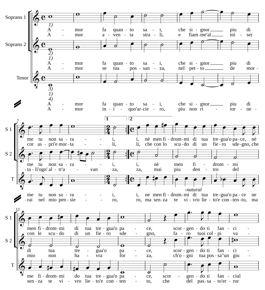 Любовь делает всё, что знаешь (Amor fa quanto sai)