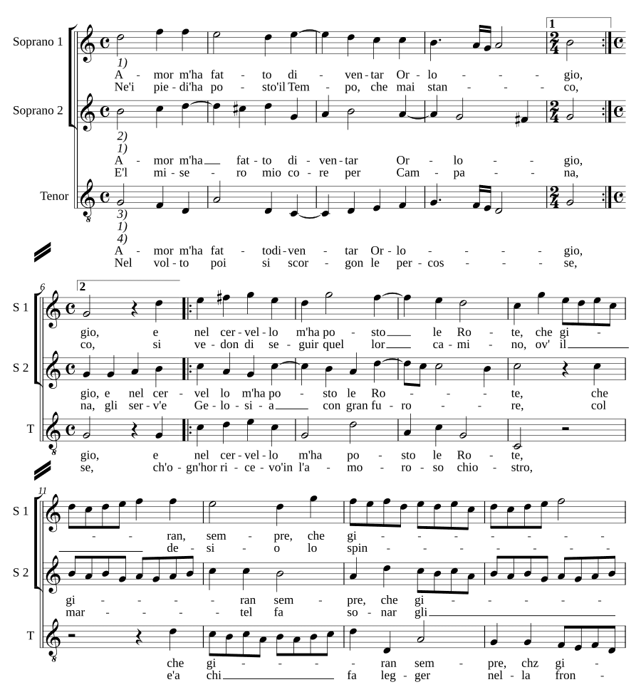Любовь сделала меня (Amor m'ha fatto)