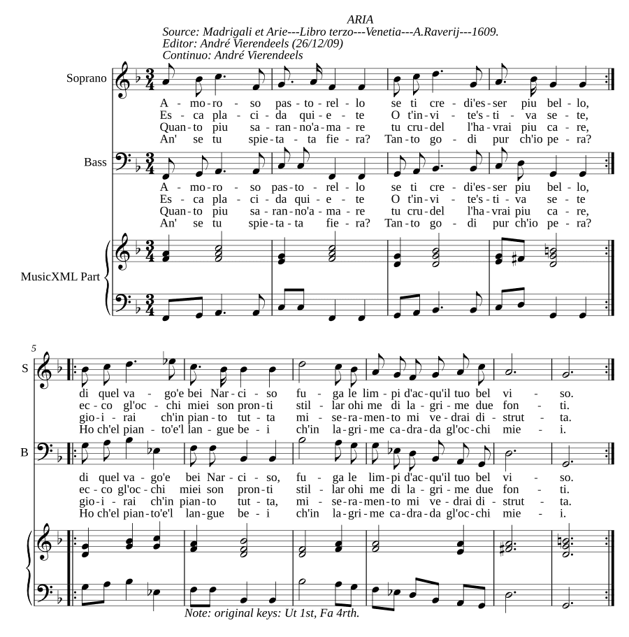 Любовный пастушок (Amoroso pastorello)