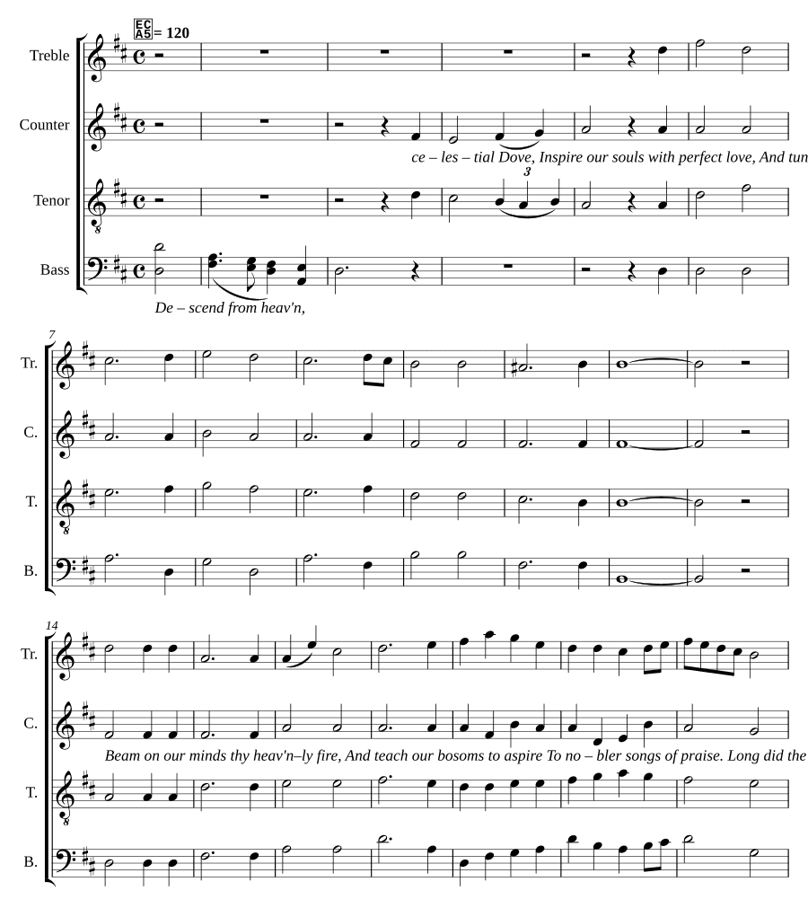 Гимн для рукоположения (An Anthem for Ordination)