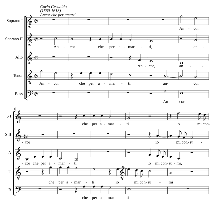 Хотя я люблю тебя (Ancor che per amarti)