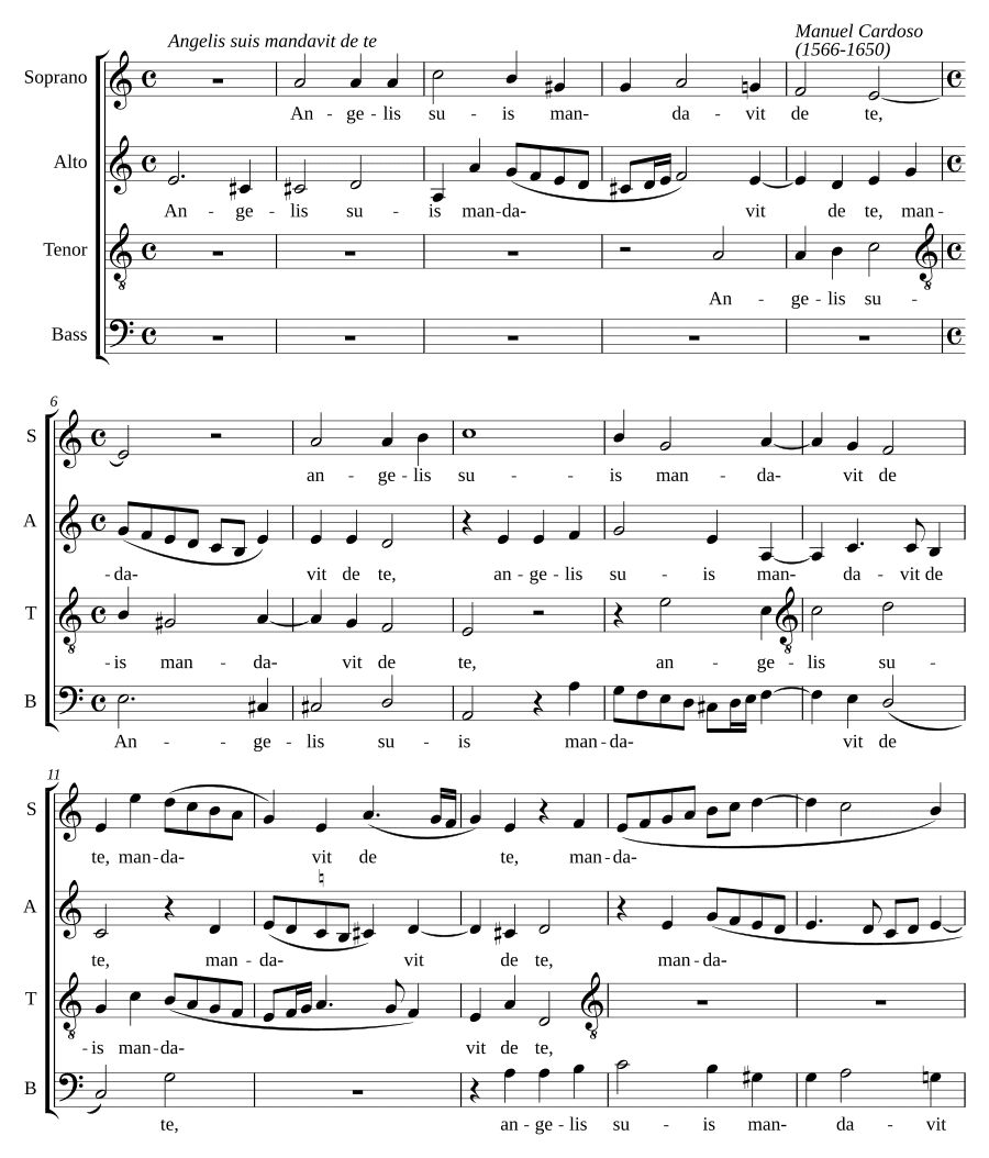 Ангелы свои повелели о тебе (Angelis suis mandavit de te)