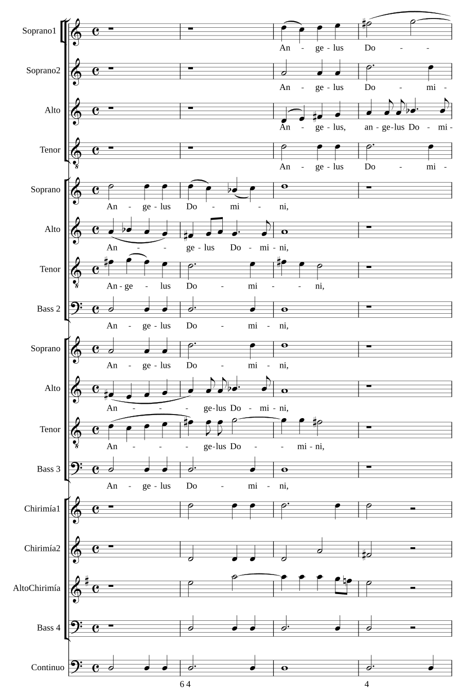 Ангел Господень сошёл с небес (Angelus Domini descendit de caelo)