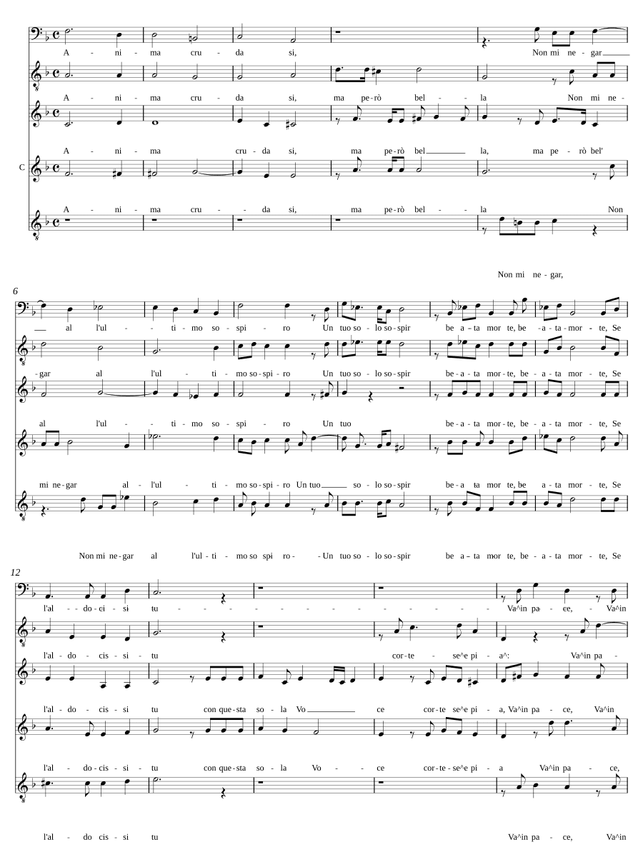 Душа жестокая, если (Anima cruda si)