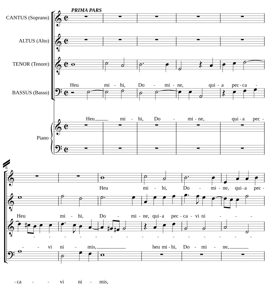 Душа моя смущена (Anima mea turbata)