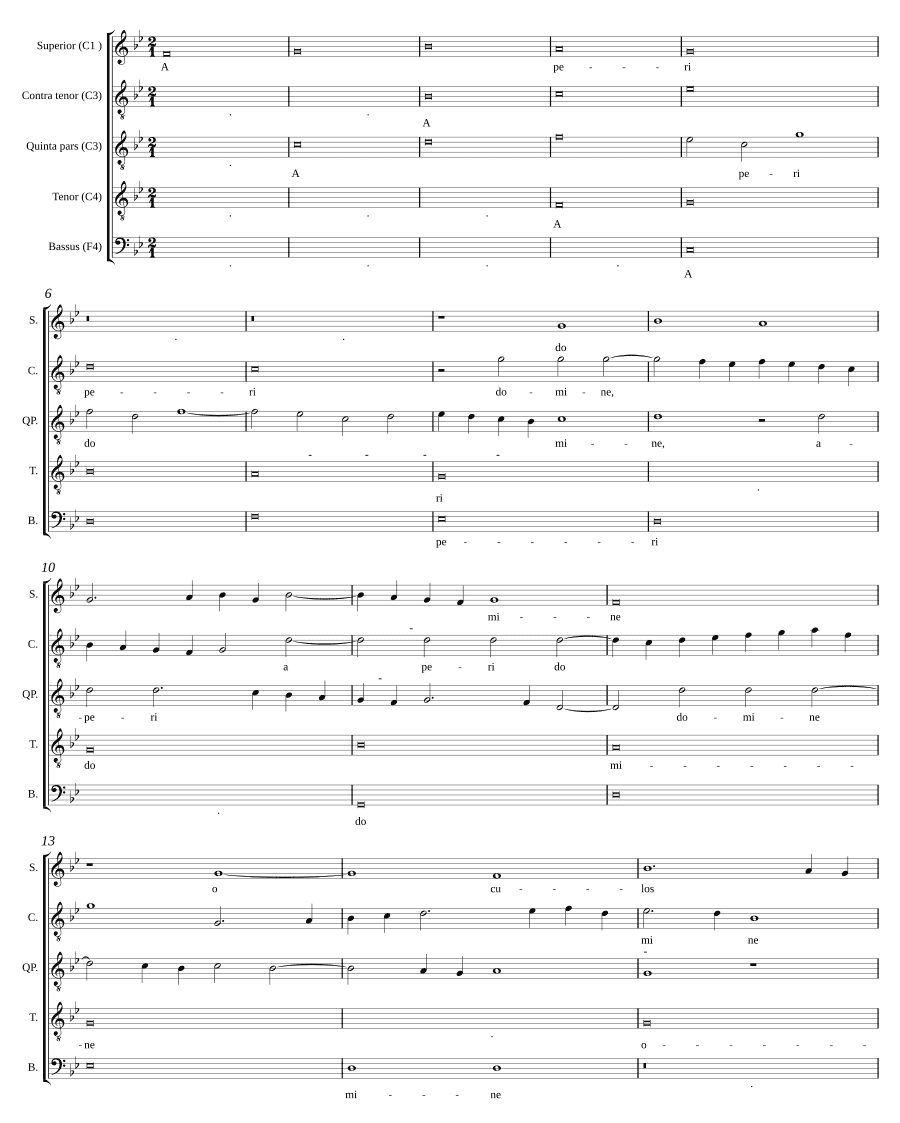 Открой, Господи (Aperi Domine)