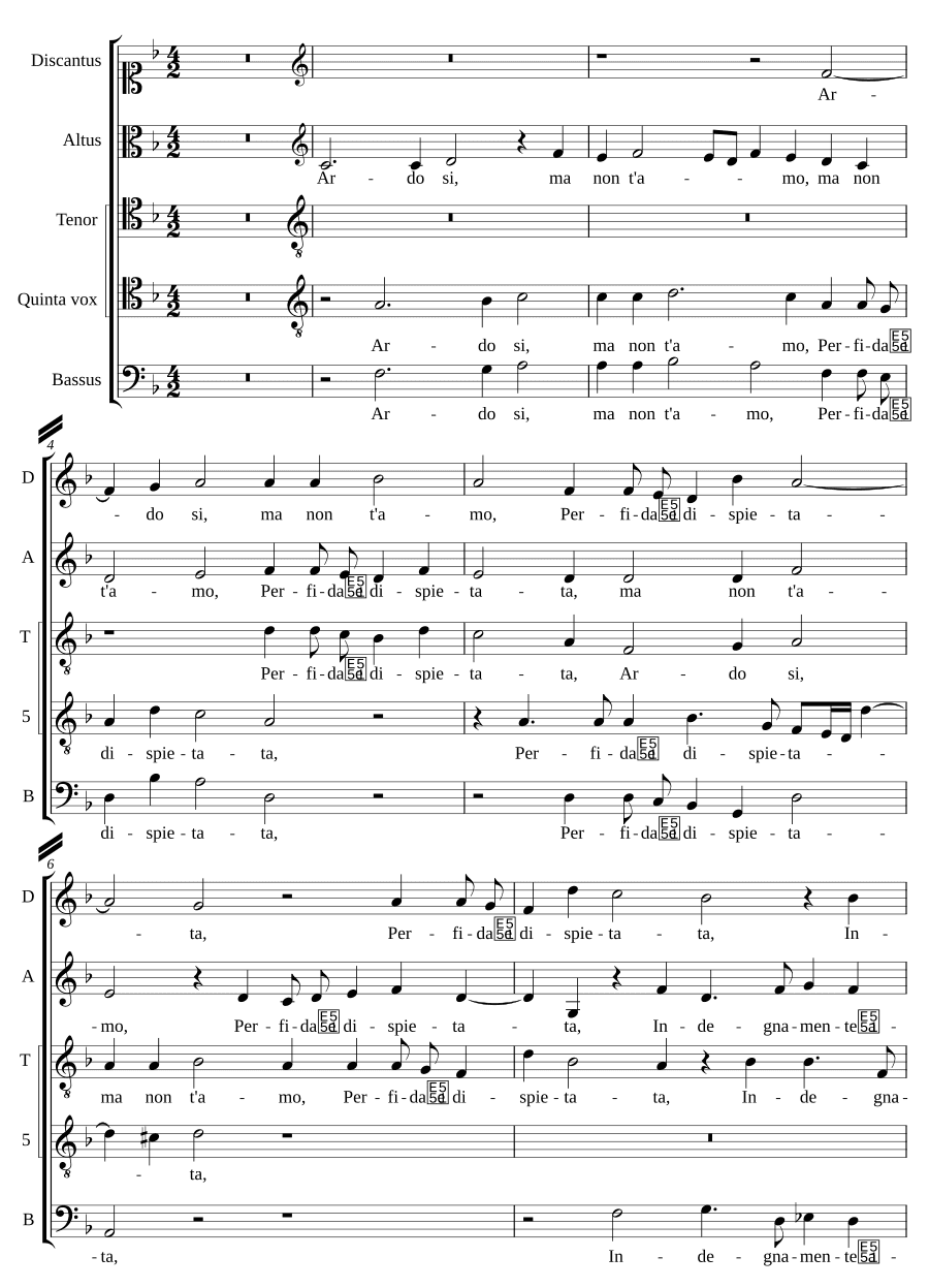 Я горю, но не люблю тебя (Ardo sì, ma non t'amo)