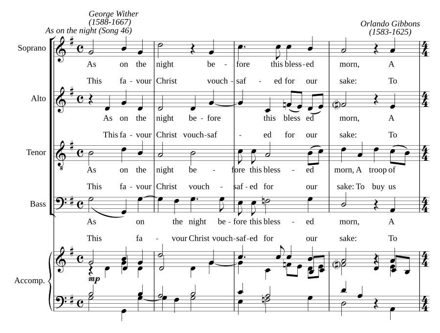 As on the night (Song 46)
